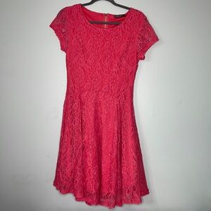 Suzy Shier Lace Lined Dress